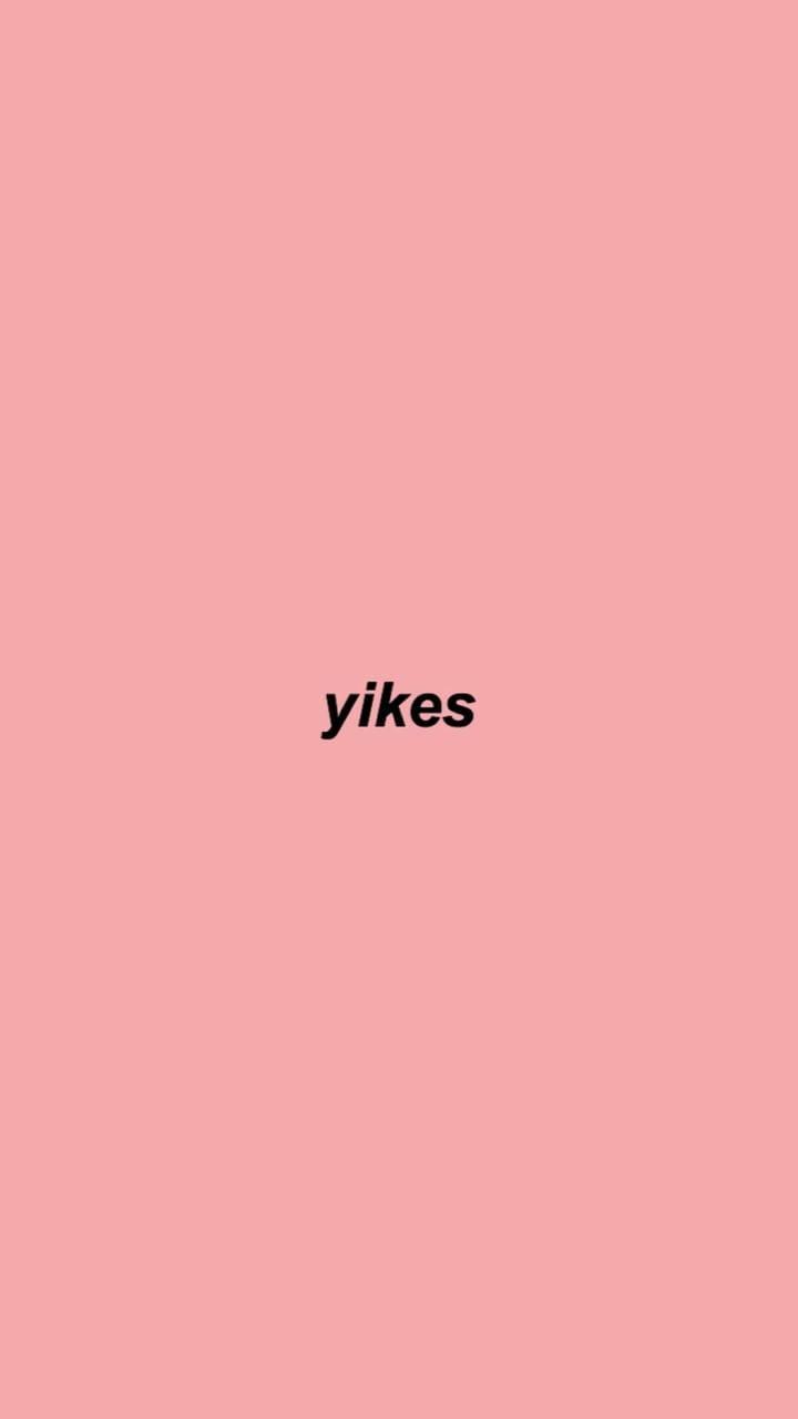 Yikes Text As Instagram PFP — 720x1280 wallpaper