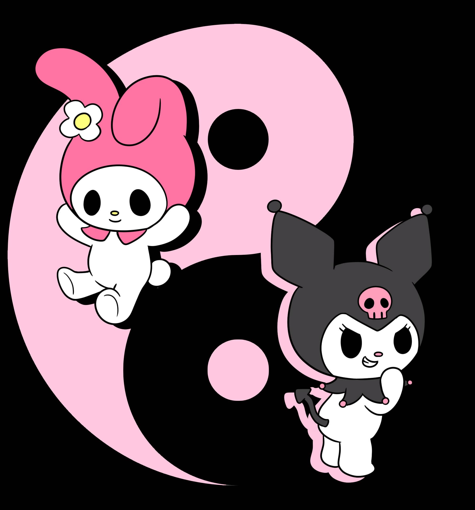 Yin Yang Kuromi And Melody
