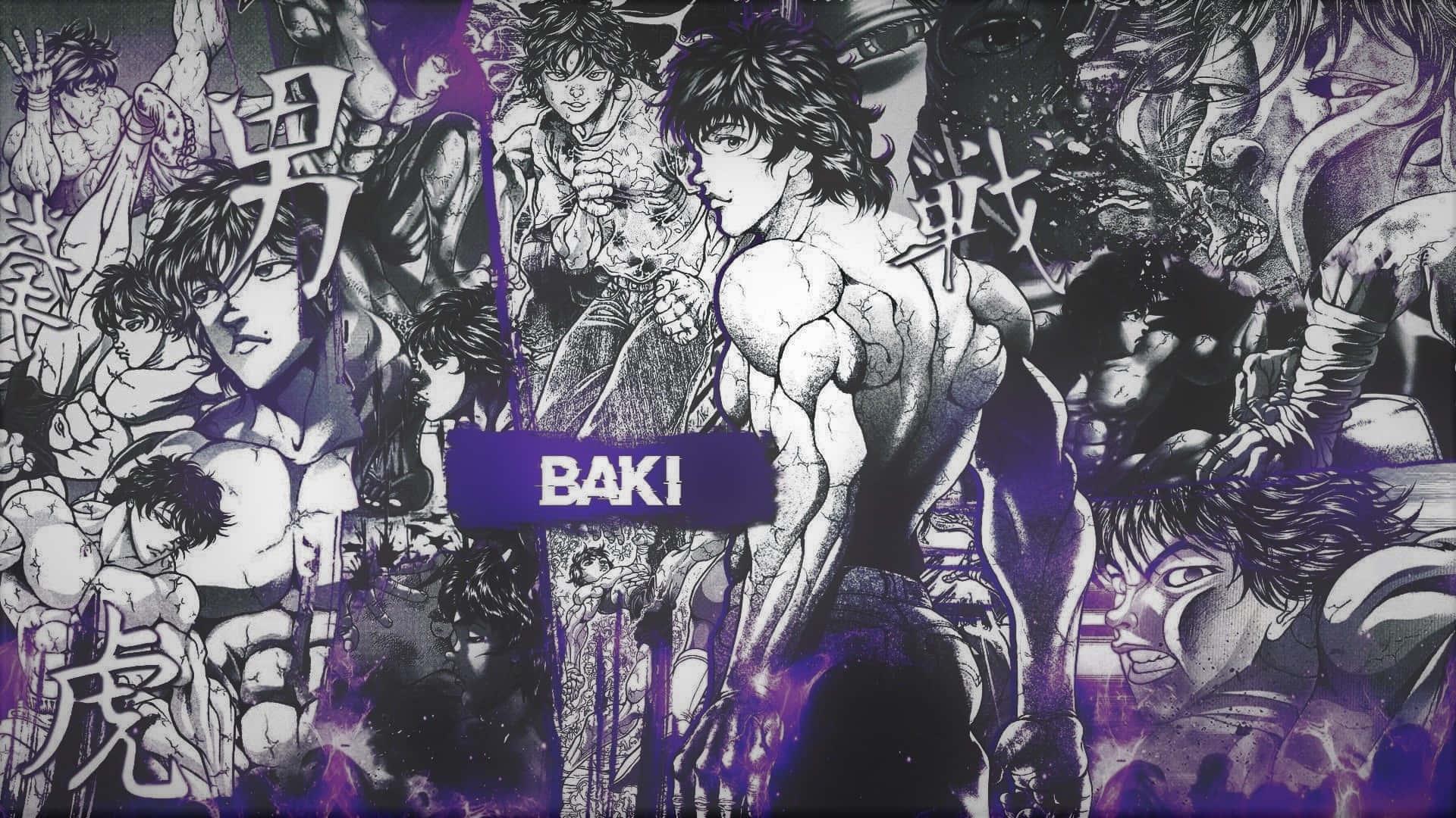 Young Baki Hanma leading the charge — 1920x1080 wallpaper