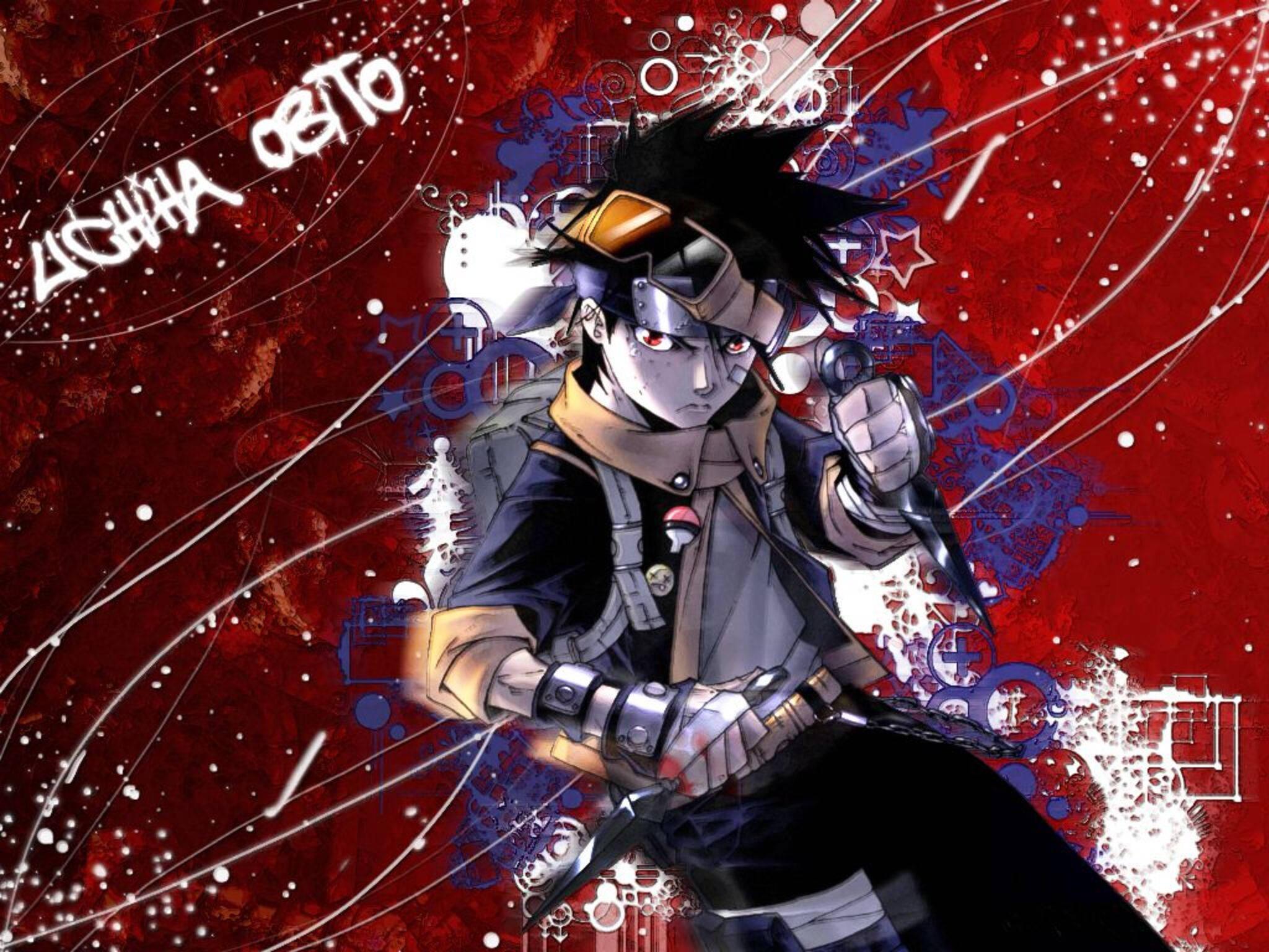 Young Obito Uchiha In Red