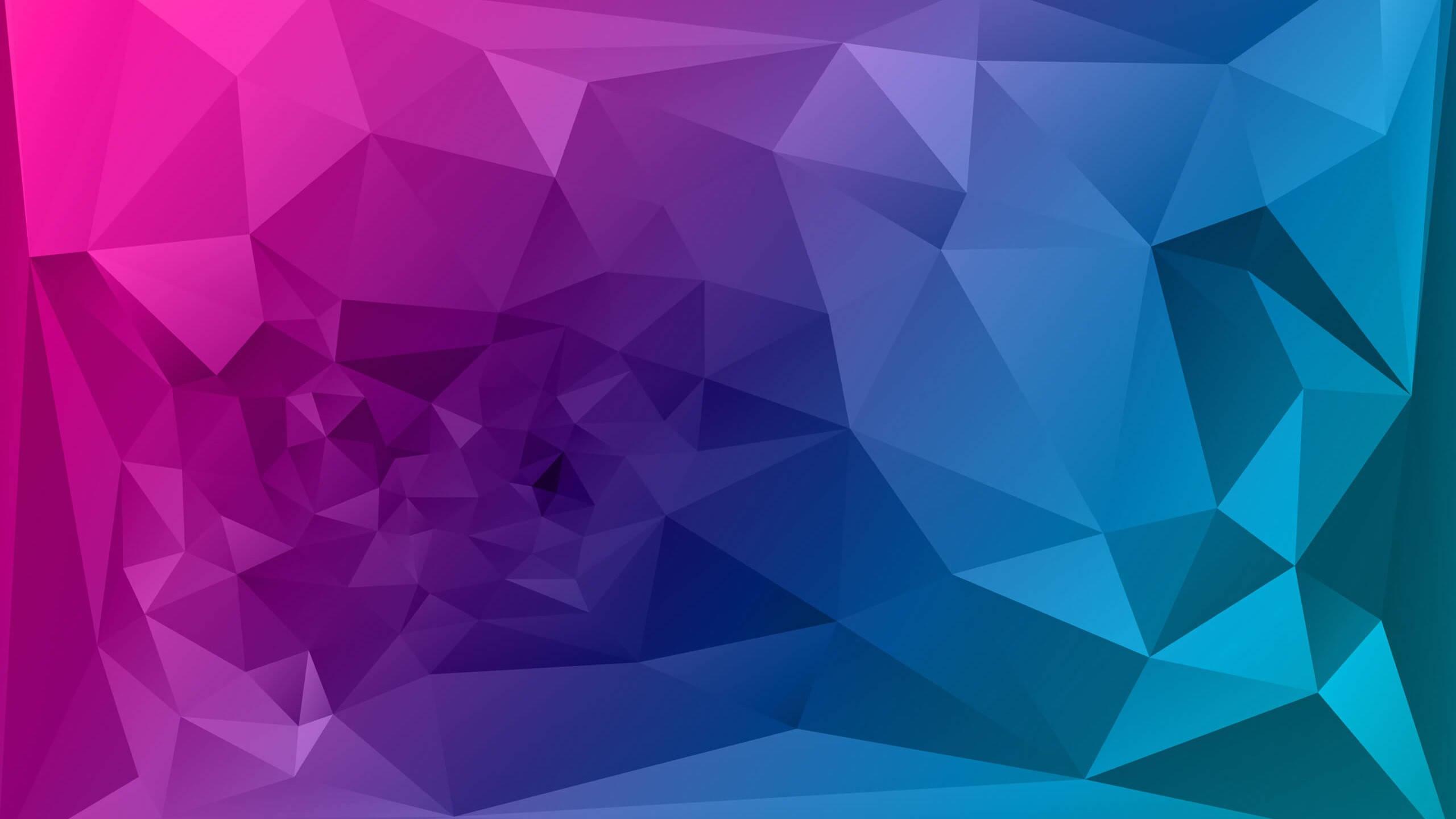 YouTube Thumbnail Geometric 3D Pattern — 2560x1440 wallpaper