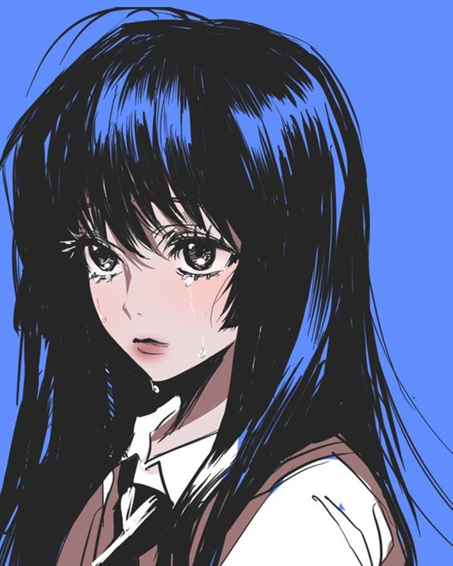 Yuri Honjo Crying Unique Cool PFP Fanart — 1852x2315 wallpaper
