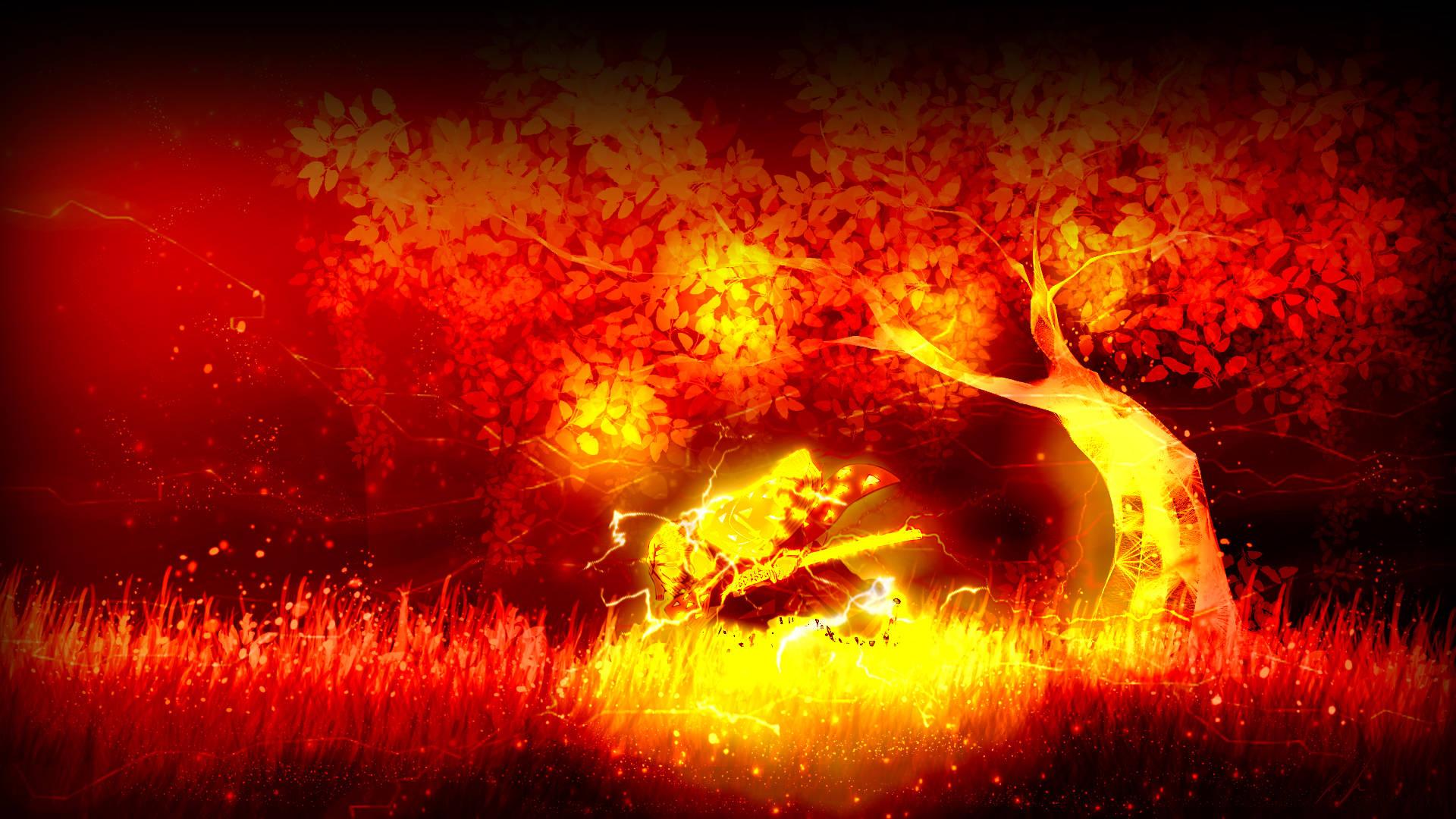 "Zenitsu feeling the serenity of nature". — 1920x1080 wallpaper