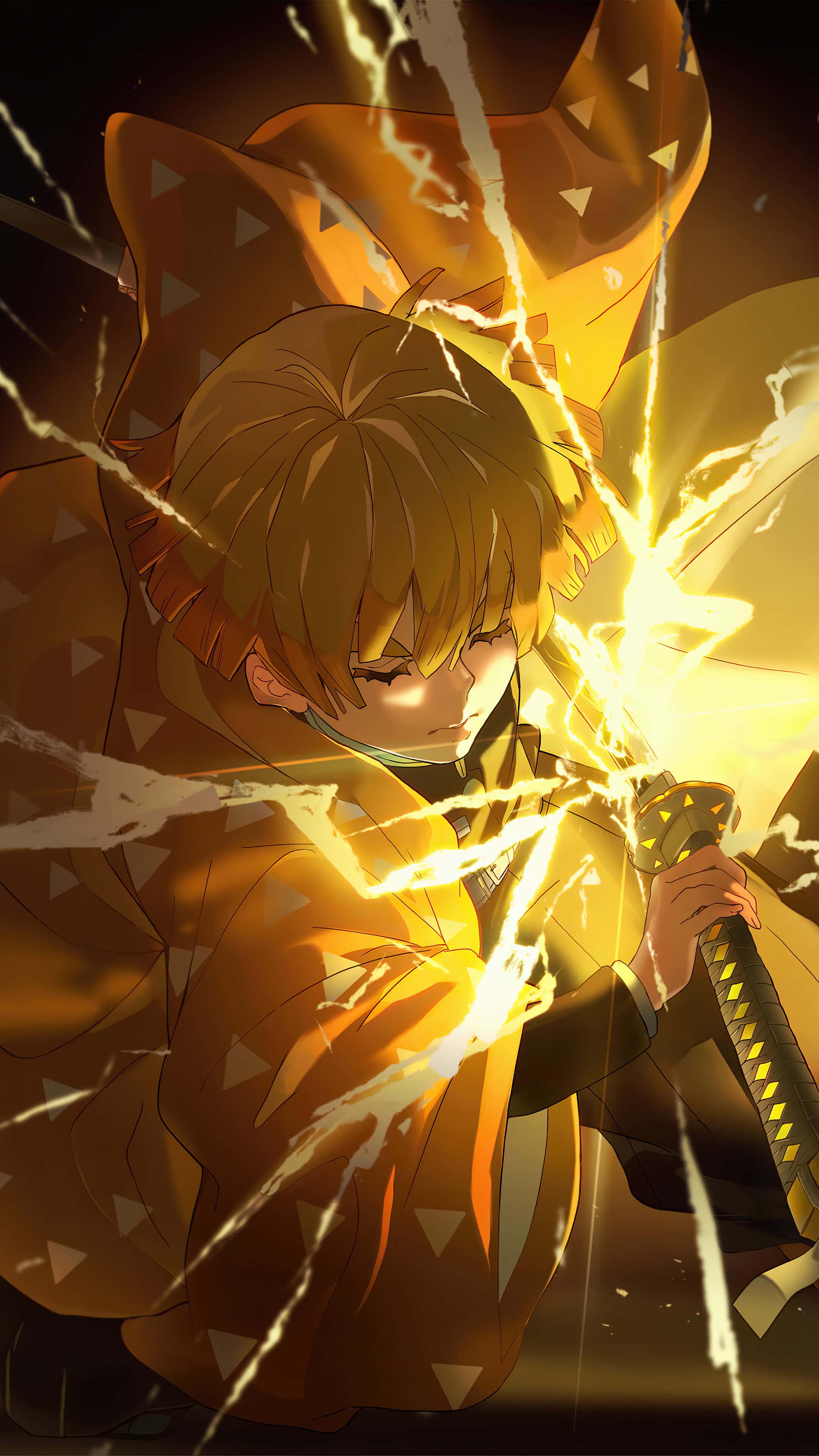 Zenitsu pictures — 2160x3840 wallpaper