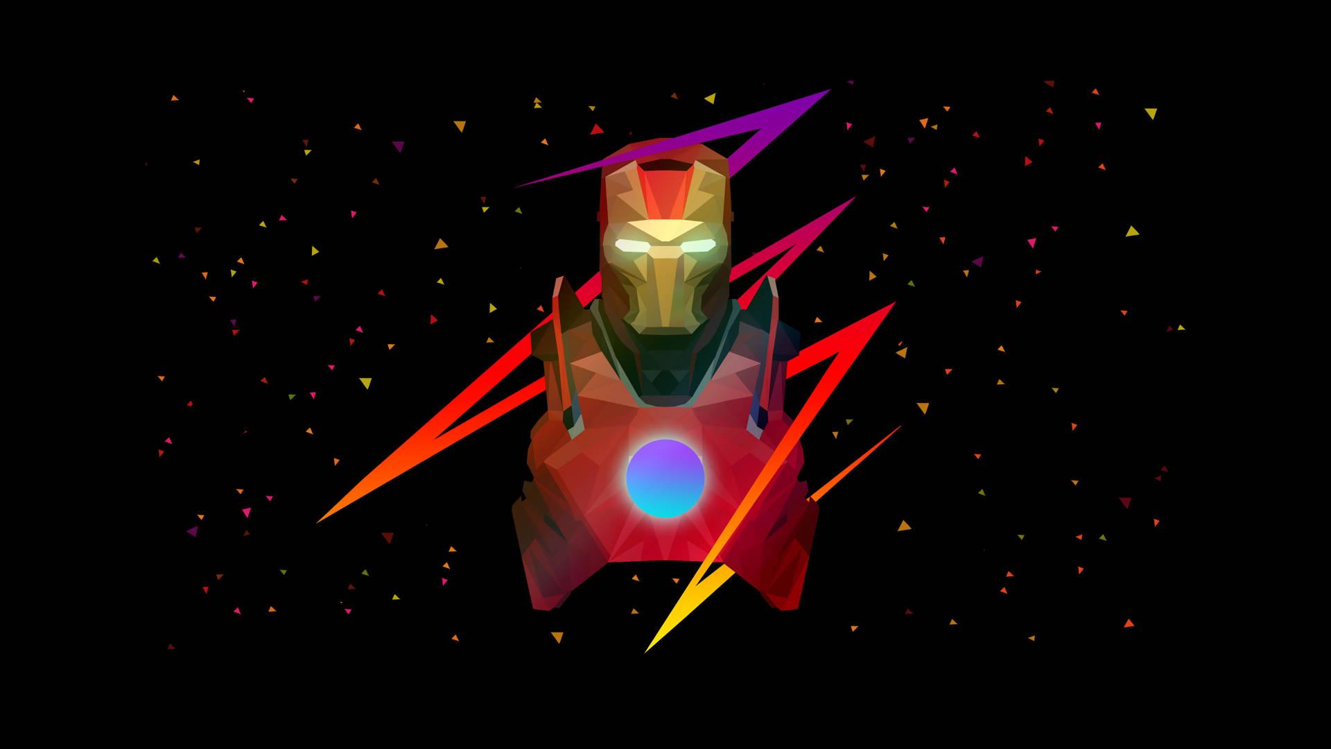 Zig Zag Iron Man Full HD — 1920x1080 wallpaper