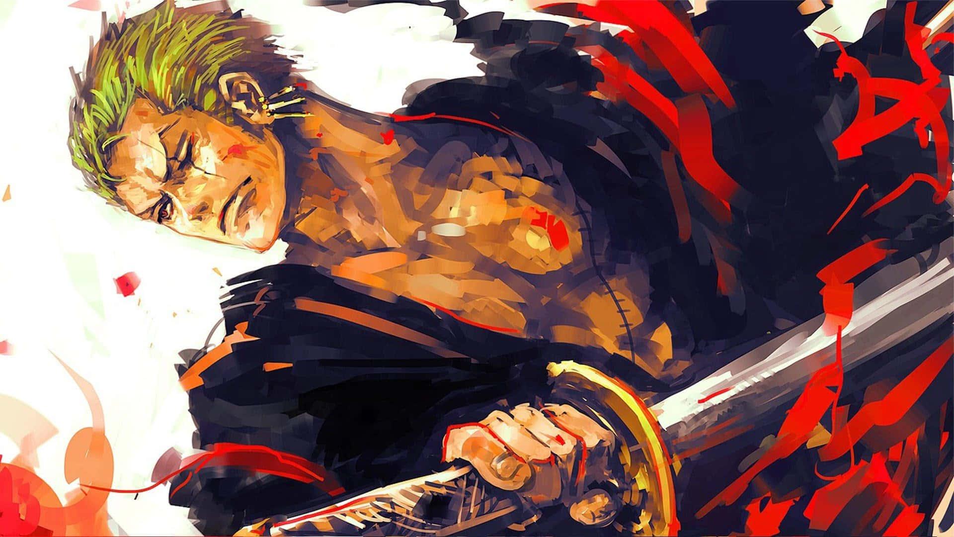 Zoro - Unstoppable Warrior — 1920x1080 wallpaper